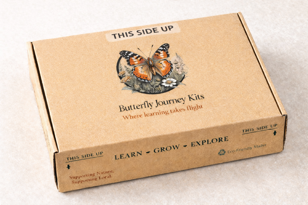 Butterfly Kit with 10 Live Caterpillars – Classroom & Group Learning Set
